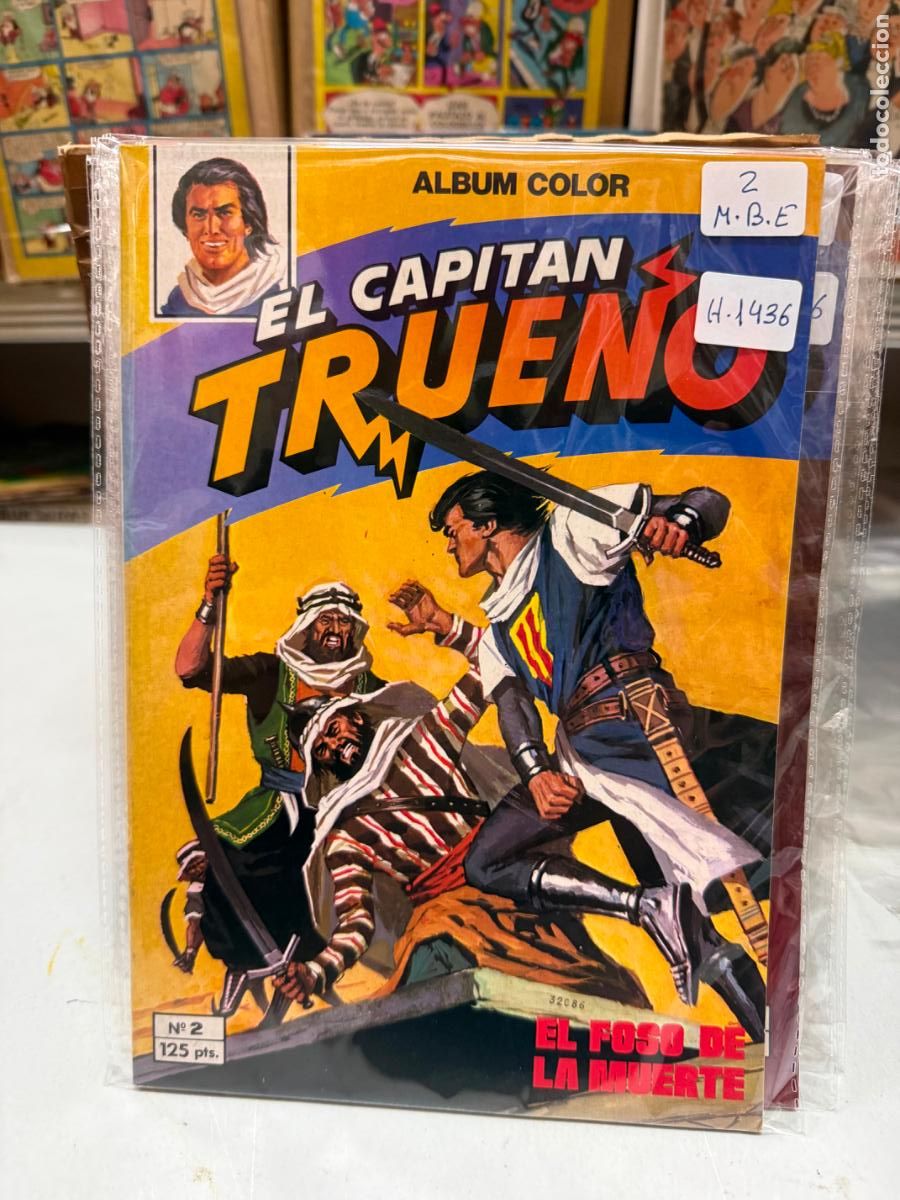 Tebeos: EL CAPITAN TRUENO ALBUM COLOR EDITORIAL BRUGUERA NUMERO 2