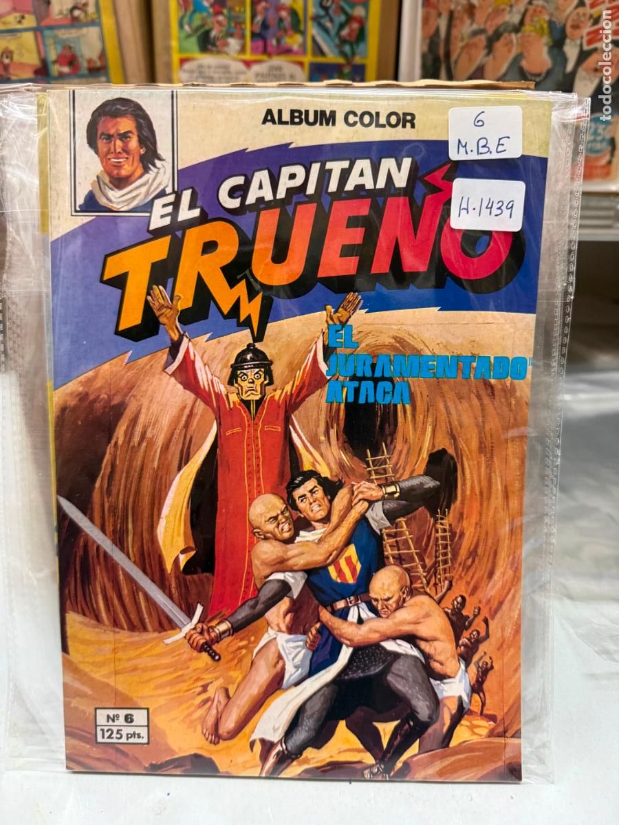 Tebeos: EL CAPITAN TRUENO ALBUM COLOR EDITORIAL BRUGUERA NUMERO 6