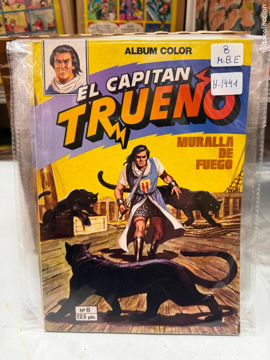 Tebeos: EL CAPITAN TRUENO ALBUM COLOR EDITORIAL BRUGUERA NUMERO 8