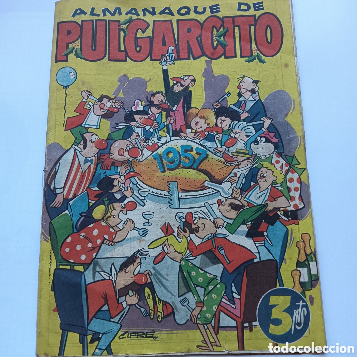 Tebeos: PULGARCITO ALMANAQUE 1957 EDI.. BRUGERA ORIGINAL