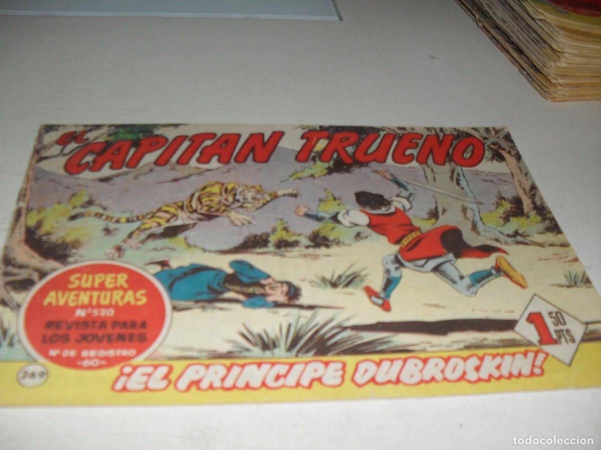Tebeos: EL CAPITAN TRUENO,(ORIGINAL) N&ordm; 269,EL PRINCIPE DUBROSKIN&iexcl;&iexcl;,DE V.MORA,DE 618.BRUGUERA,1956