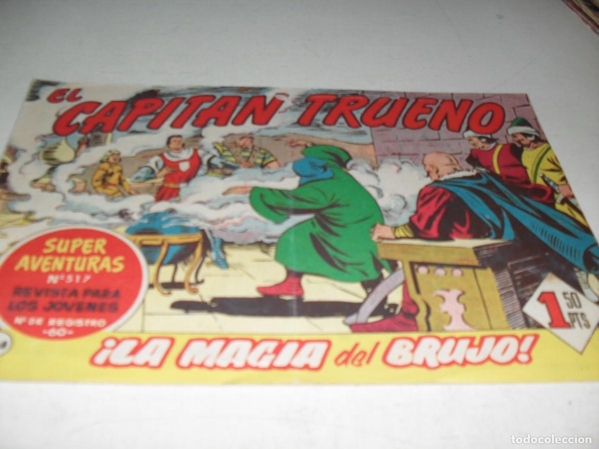 Tebeos: EL CAPITAN TRUENO,(ORIGINAL) N&ordm; 268,LA MAGIA DEL BRUJO&iexcl;&iexcl;,DE V.MORA,DE 618.BRUGUERA,1956