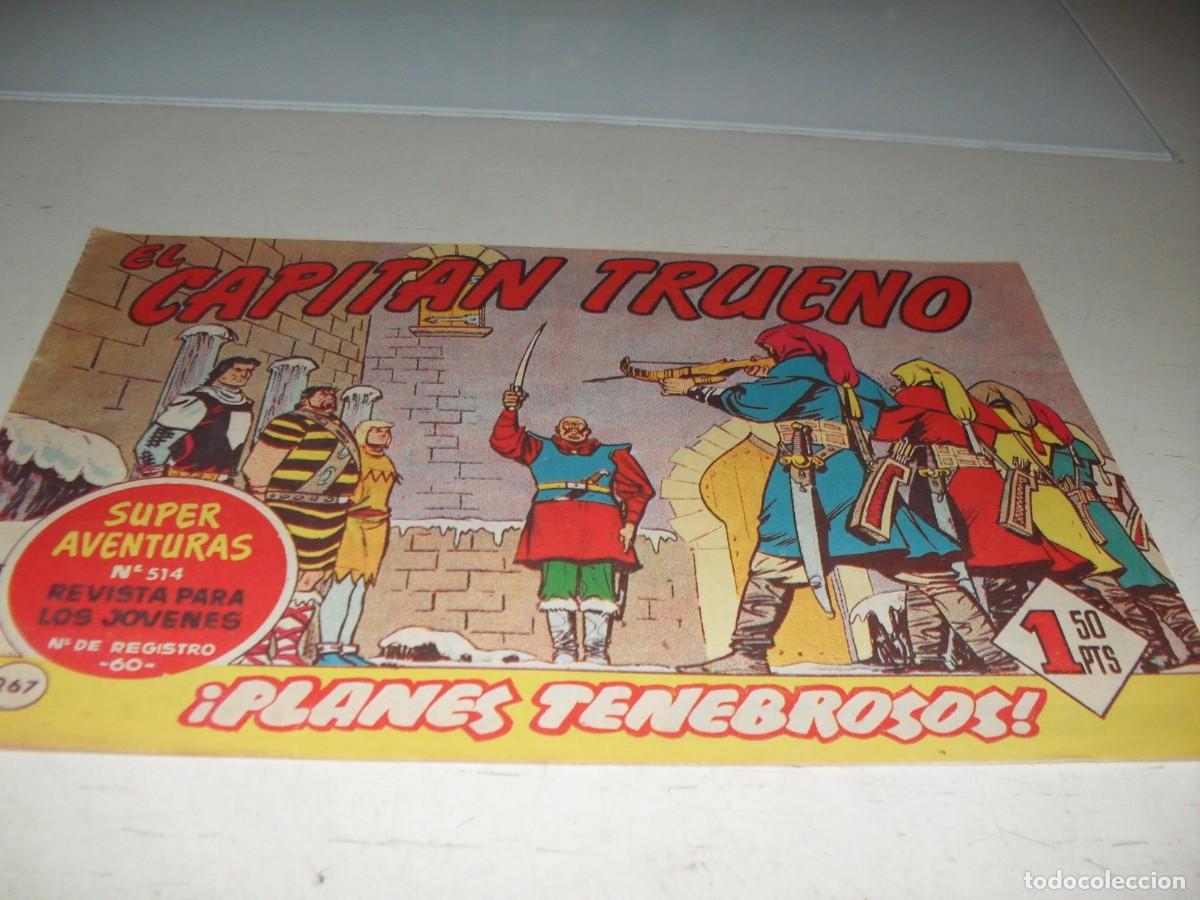 Tebeos: EL CAPITAN TRUENO,(ORIGINAL) N&ordm; 267,PLANES TENEBROSOS&iexcl;&iexcl;,DE V.MORA,DE 618.BRUGUERA,1956