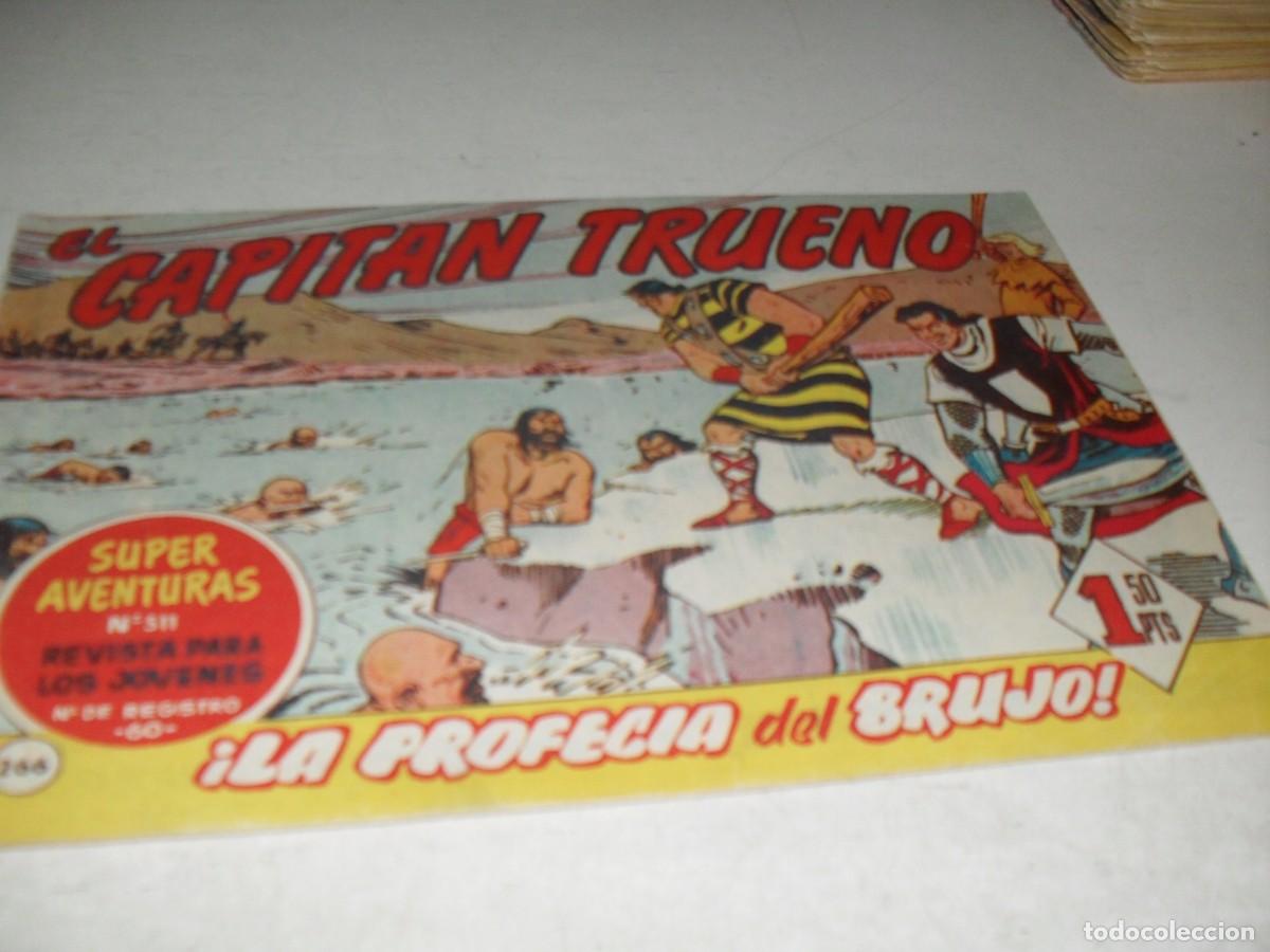 Tebeos: EL CAPITAN TRUENO,(ORIGINAL) N&ordm; 266,LA PROFECIA DEL BRUJO&iexcl;&iexcl;,DE V.MORA,DE 618.BRUGUERA,1956