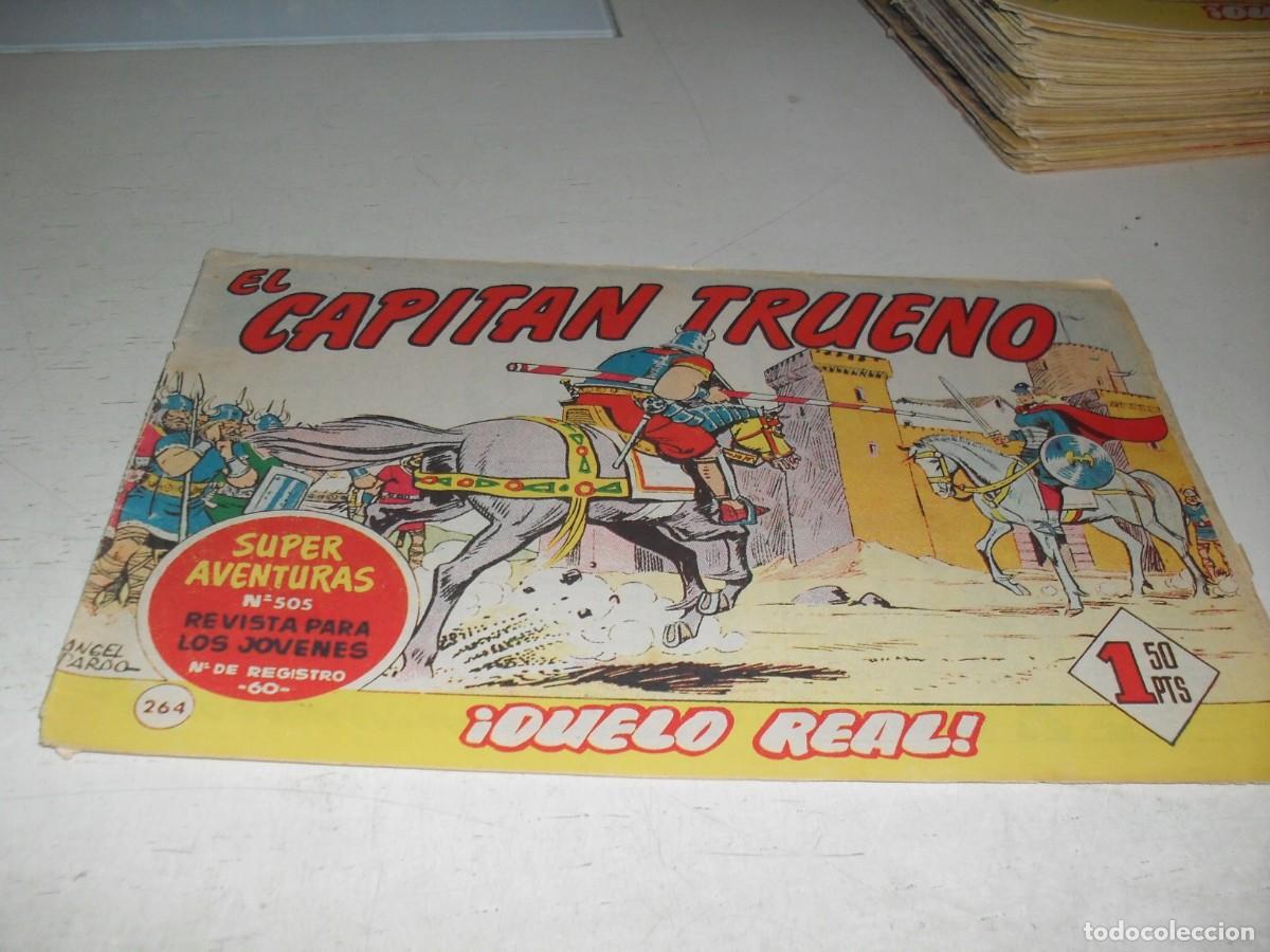 Tebeos: EL CAPITAN TRUENO,(ORIGINAL) N&ordm; 264,DUELO REAL&iexcl;&iexcl;,DE V.MORA,DE 618.BRUGUERA,1956