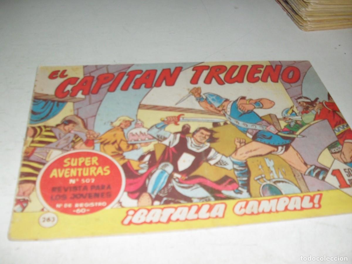 Tebeos: EL CAPITAN TRUENO,(ORIGINAL) N&ordm; 263,BATALLA CAMPAL&iexcl;&iexcl;,DE V.MORA,DE 618.BRUGUERA,1956
