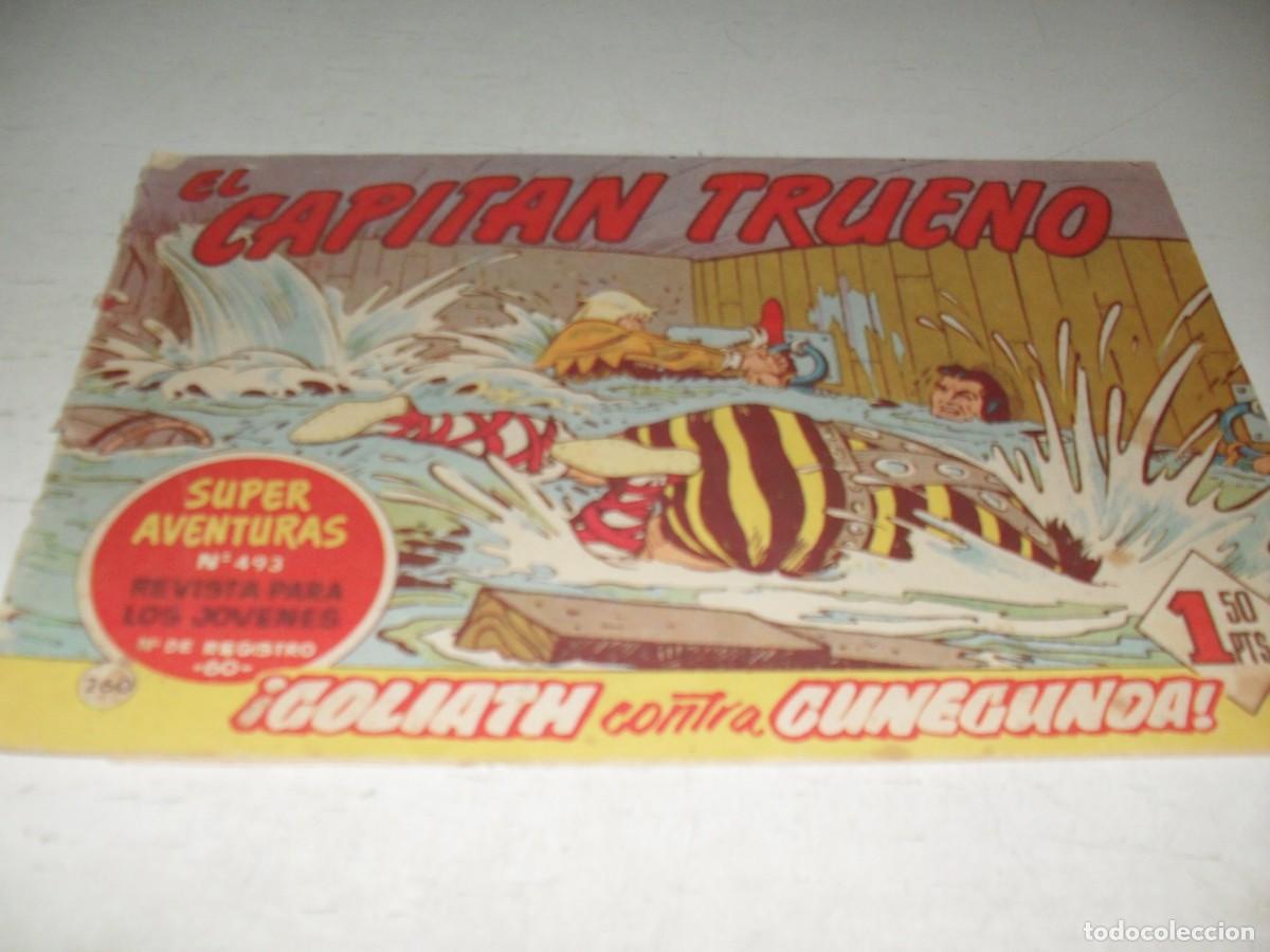 Tebeos: EL CAPITAN TRUENO,(ORIGINAL) N&ordm; 260,GOLIATH CONTRA GUNEGUNDA&iexcl;&iexcl;,DE V.MORA,DE 618.BRUGUERA,1956