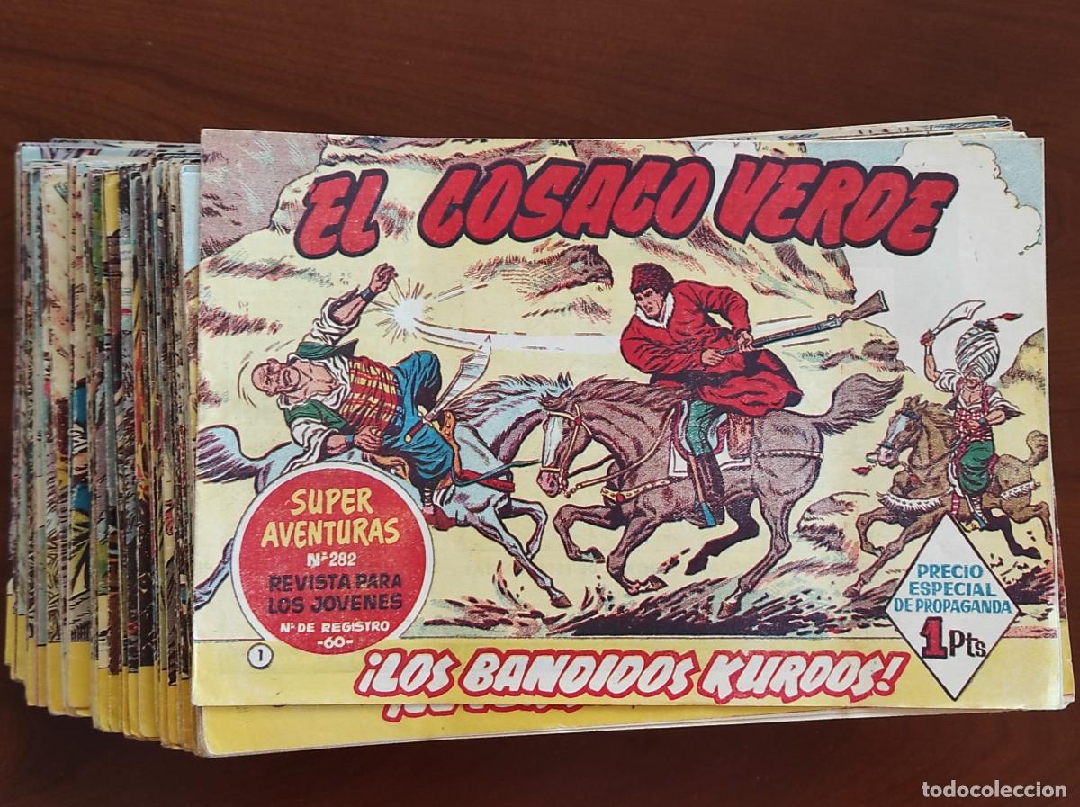 Tebeos: EL COSACO VERDE ORIGINAL COMPLETO EN MUY BUEN ESTADO 144 N&Uacute;MEROS - BRUGUERA