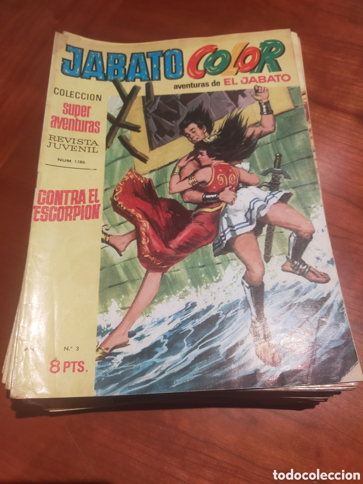 Tebeos: 41 ejemplares de Aventuras del Jabato Jabato color revista juvenil
