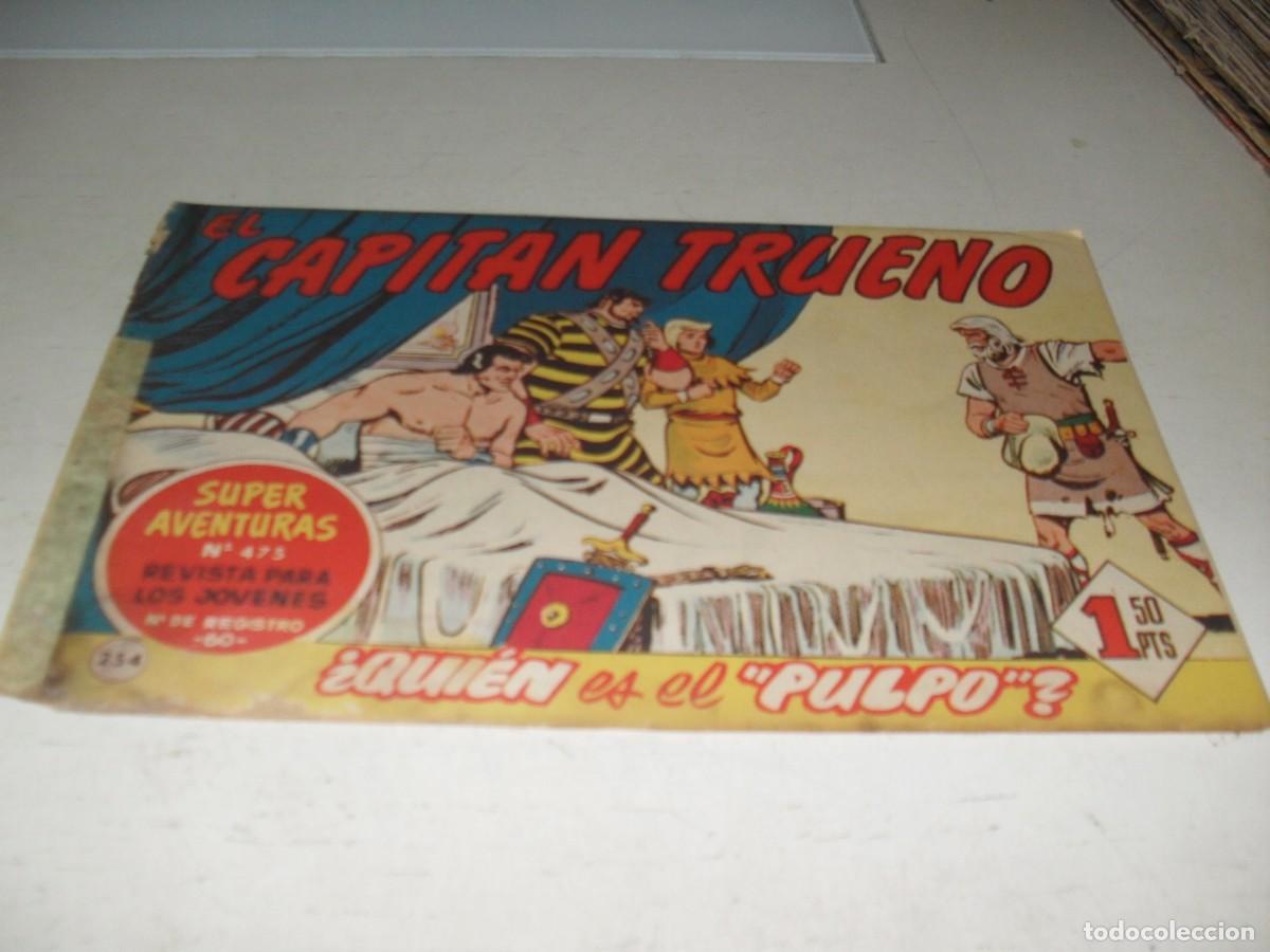 Tebeos: EL CAPITAN TRUENO,(ORIGINAL) N&ordm; 254,QUIEN ES EL PULPO??,DE V.MORA,DE 618.BRUGUERA,1956