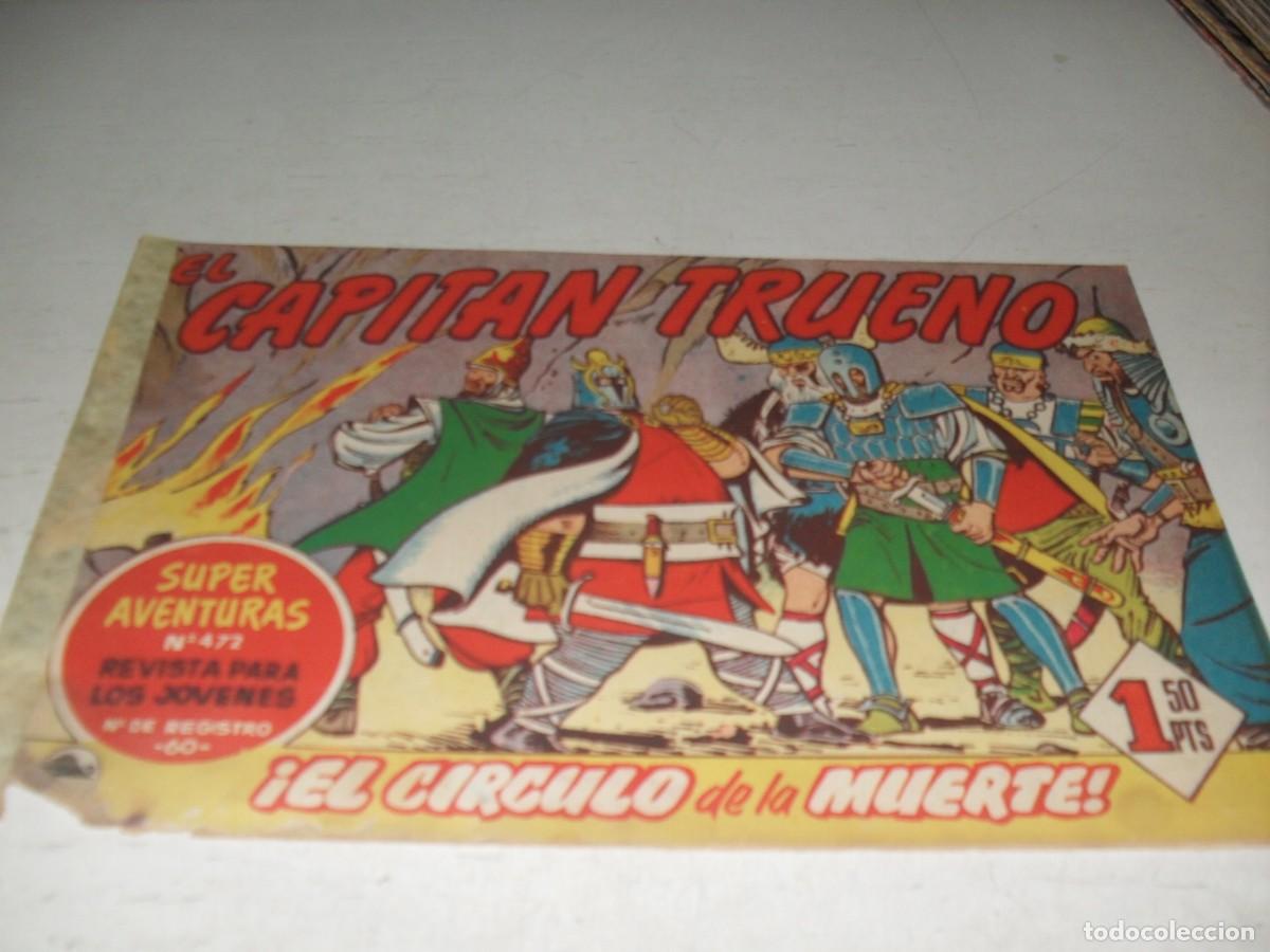 Tebeos: EL CAPITAN TRUENO,(ORIGINAL) N&ordm; 253,EL CIRCULO DE LA MUERTE&iexcl;&iexcl;,DE V.MORA,DE 618.BRUGUERA,1956