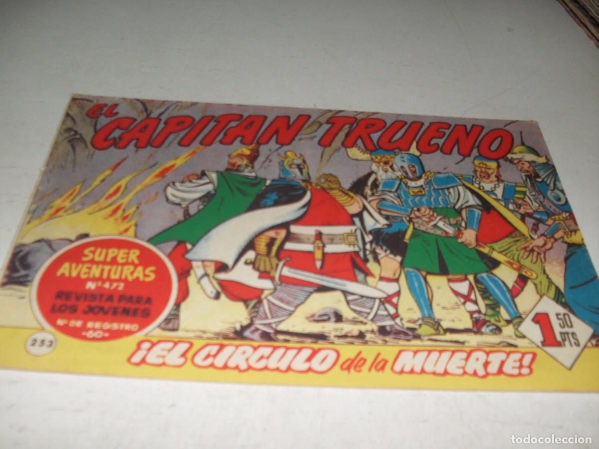 Tebeos: EL CAPITAN TRUENO,(ORIGINAL) N&ordm; 253,EL CIRCULO DE LA MUERTE&iexcl;&iexcl;,DE V.MORA,DE 618.BRUGUERA,1956