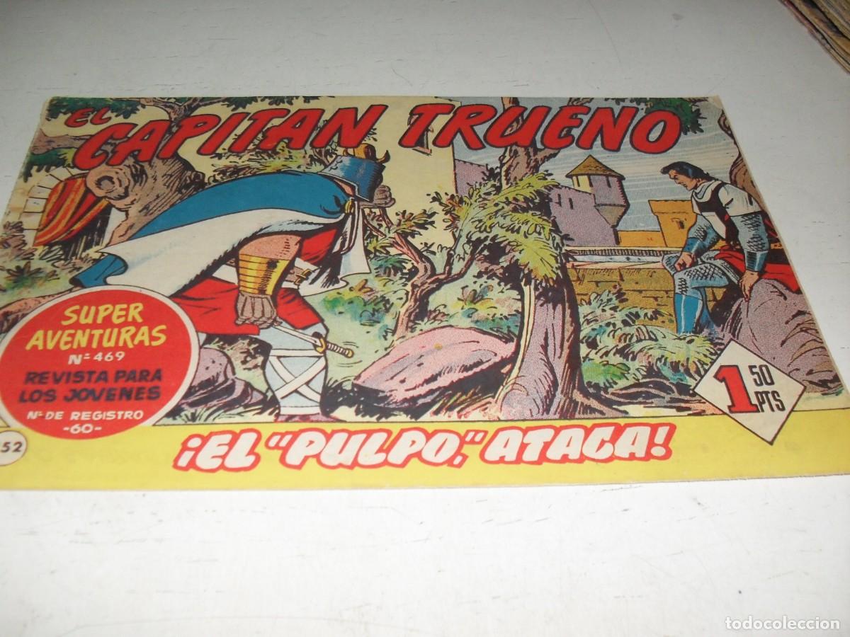 Tebeos: EL CAPITAN TRUENO,(ORIGINAL) N&ordm; 252,EL PULPO ATACA&iexcl;&iexcl;,DE V.MORA,DE 618.BRUGUERA,1956