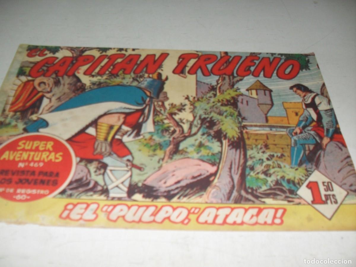 Tebeos: EL CAPITAN TRUENO,(ORIGINAL) N&ordm; 252,EL PULPO ATACA&iexcl;&iexcl;,DE V.MORA,DE 618.BRUGUERA,1956