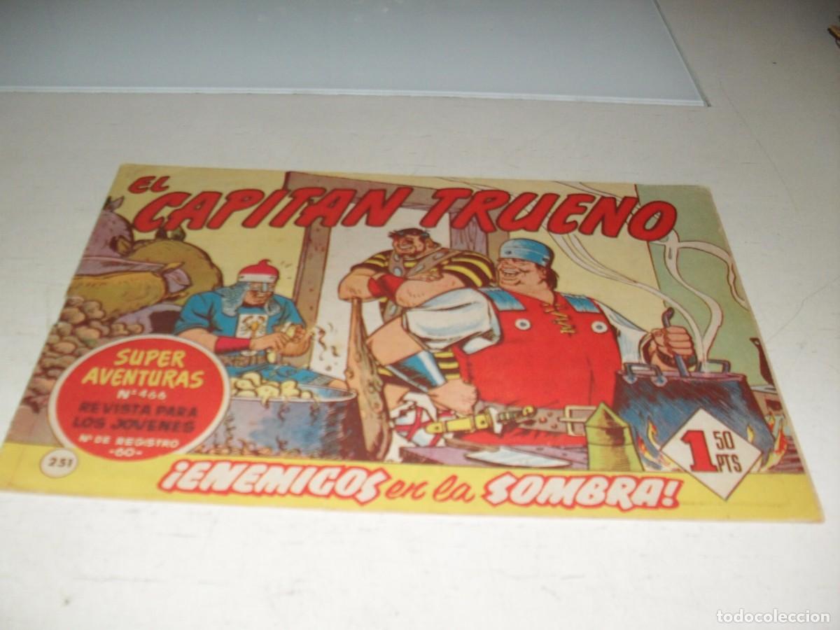 Tebeos: EL CAPITAN TRUENO,(ORIGINAL) N&ordm; 251,ENEMIGO EN LA SOMBRA&iexcl;&iexcl;,DE V.MORA,DE 618.BRUGUERA,1956