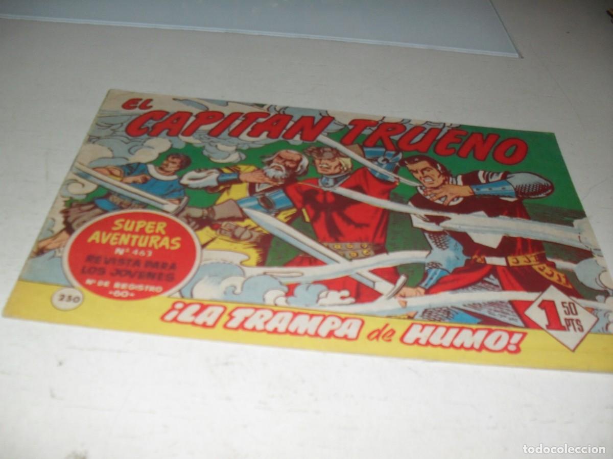 Tebeos: EL CAPITAN TRUENO,(ORIGINAL) N&ordm; 250,LA TRAMPA DEL HUMO&iexcl;&iexcl;,DE V.MORA,DE 618.BRUGUERA,1956
