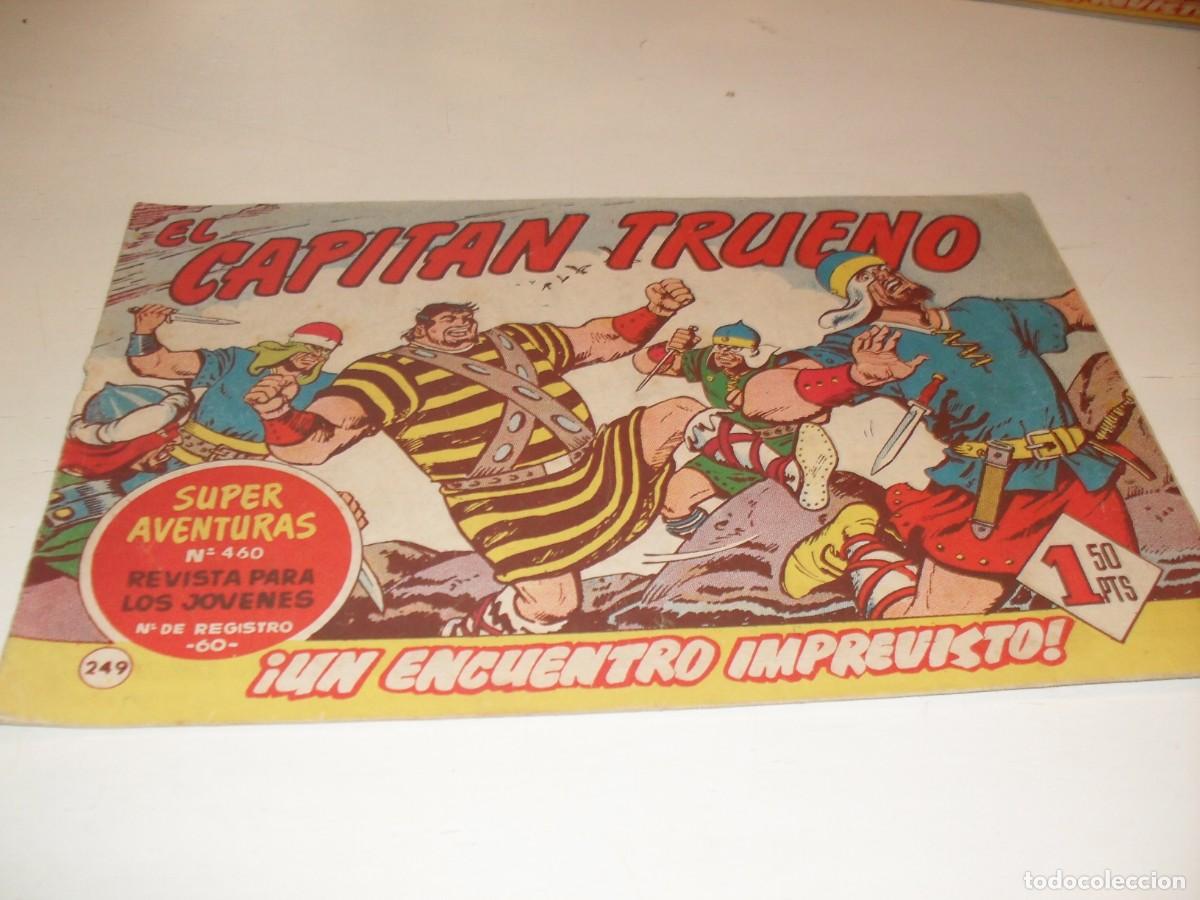 Tebeos: EL CAPITAN TRUENO,(ORIGINAL) N&ordm; 249,UN ENCUENTRO IMPREVISTO&iexcl;&iexcl;,DE V.MORA,DE 618.BRUGUERA,1956