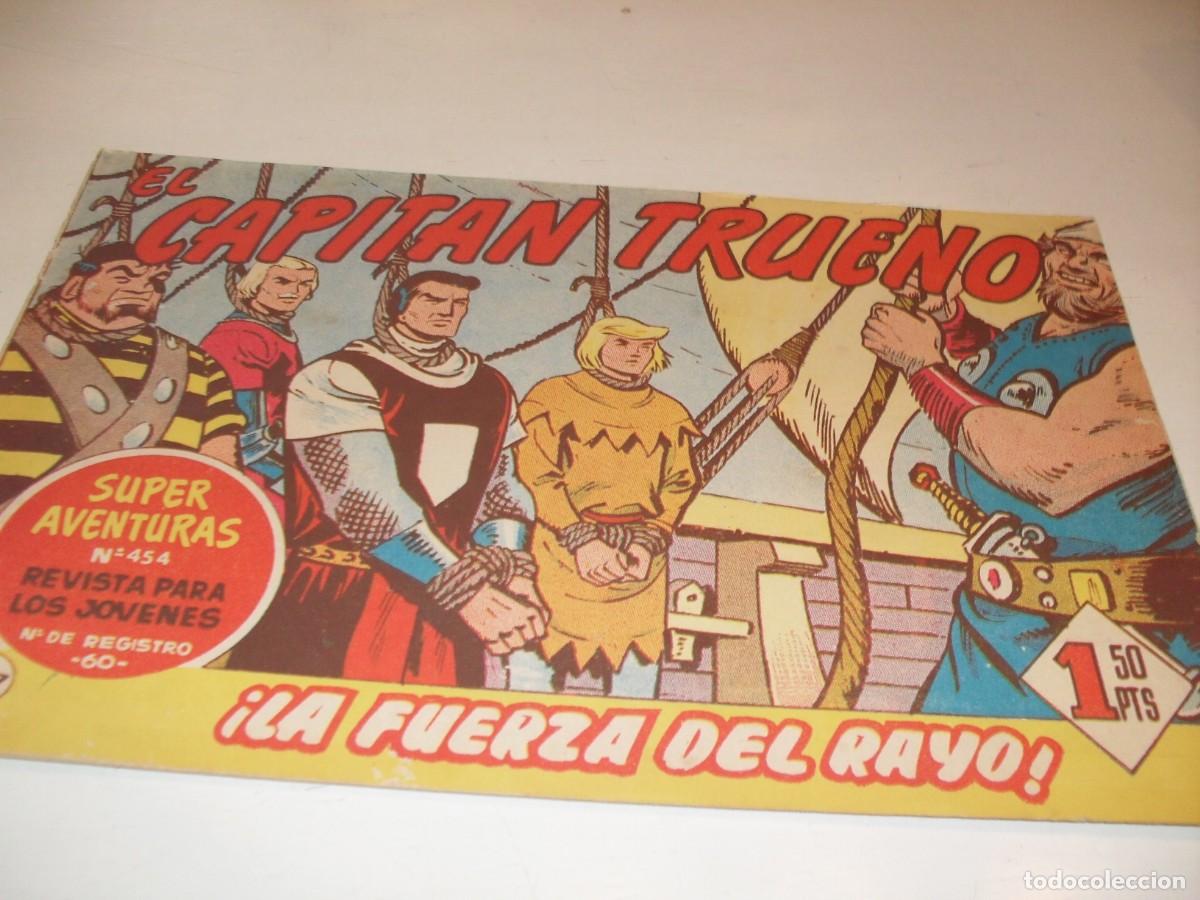 Tebeos: EL CAPITAN TRUENO,(ORIGINAL) N&ordm; 247,LA FUERZA DEL RAYO&iexcl;&iexcl;,DE V.MORA,DE 618.BRUGUERA,1956