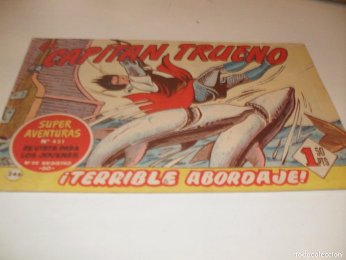 Tebeos: EL CAPITAN TRUENO,(ORIGINAL) N&ordm; 246,TERRIBLE ABORDAJE&iexcl;&iexcl;,DE V.MORA,DE 618.BRUGUERA,1956