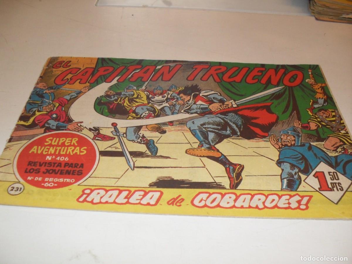 Tebeos: EL CAPITAN TRUENO,(ORIGINAL) N&ordm; 231,RALEA DE COBARDES&iexcl;&iexcl;,DE V.MORA,DE 618.BRUGUERA,1956