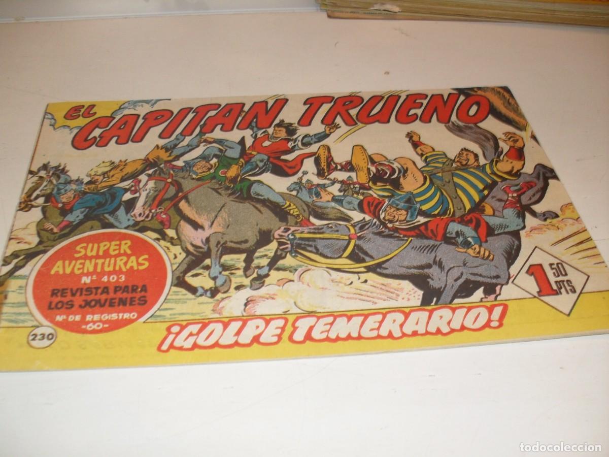 Tebeos: EL CAPITAN TRUENO,(ORIGINAL) N&ordm; 230,GOLPE TEMERARIO&iexcl;&iexcl;,DE V.MORA,DE 618.BRUGUERA,1956