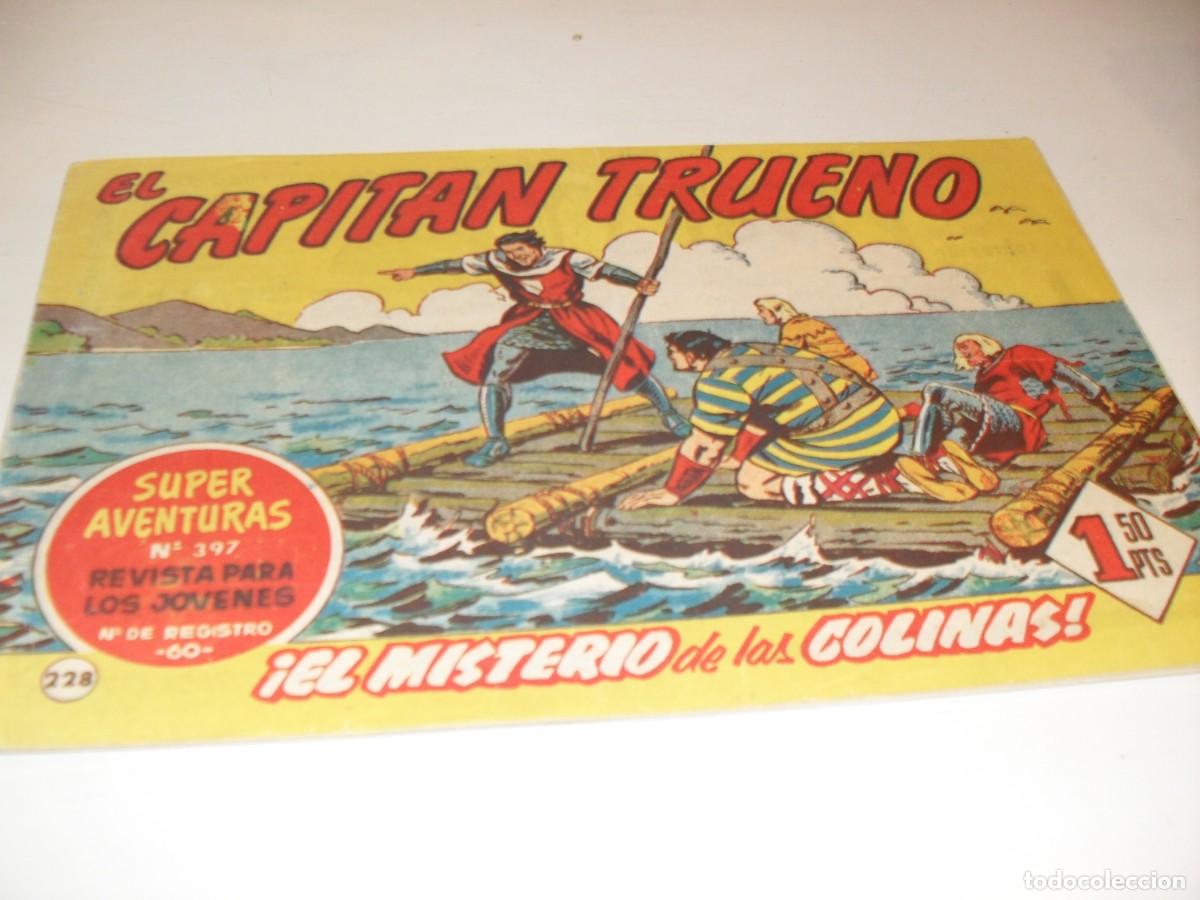 Tebeos: EL CAPITAN TRUENO,(ORIGINAL) N&ordm; 228,EL MISTERIO DE LAS COLINAS&iexcl;&iexcl;,DE V.MORA,DE 618.BRUGUERA,1956