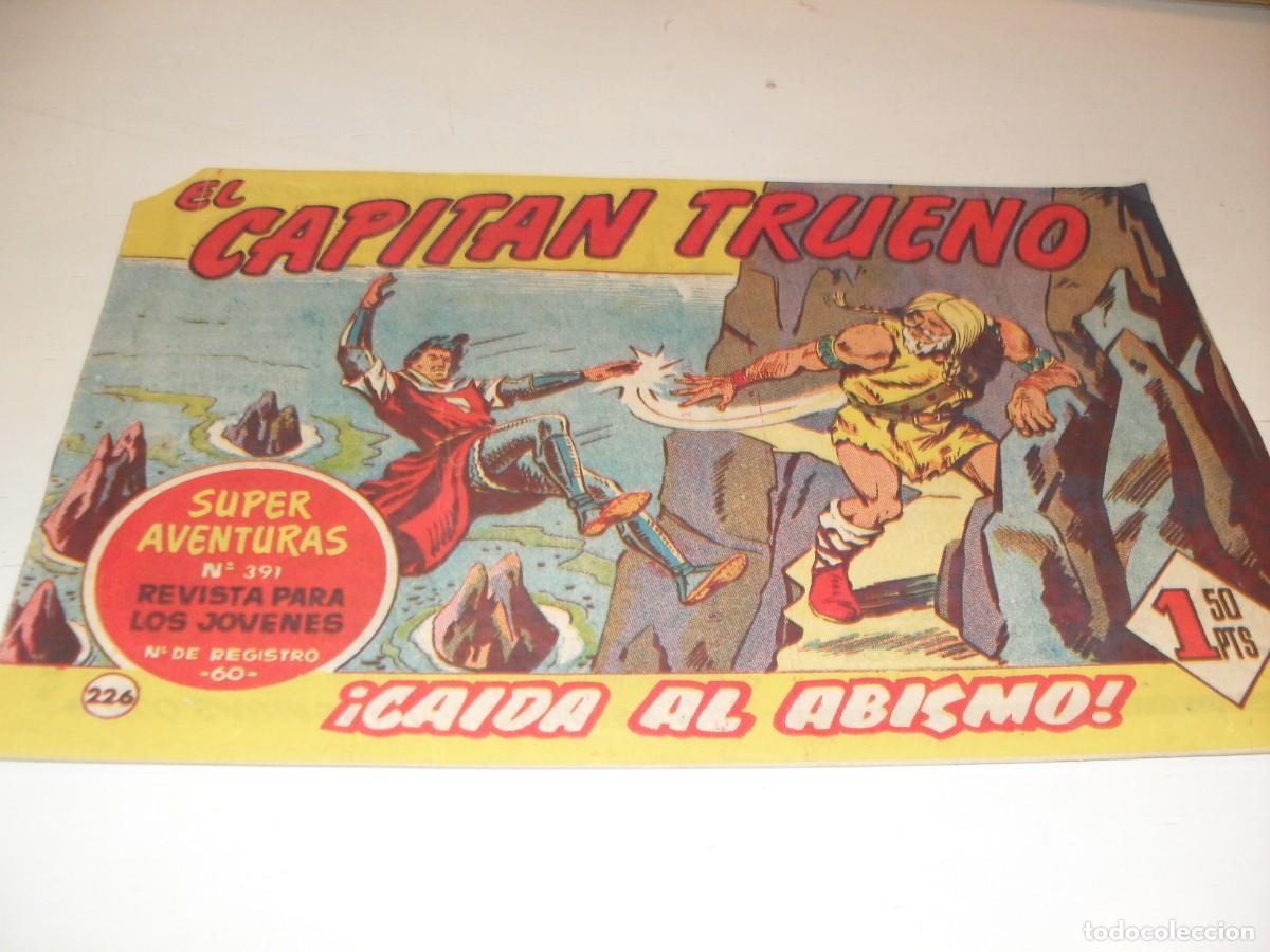 Tebeos: EL CAPITAN TRUENO,(ORIGINAL) N&ordm; 226,CAIDA AL ABISMO&iexcl;&iexcl;,DE V.MORA,DE 618.BRUGUERA,1956
