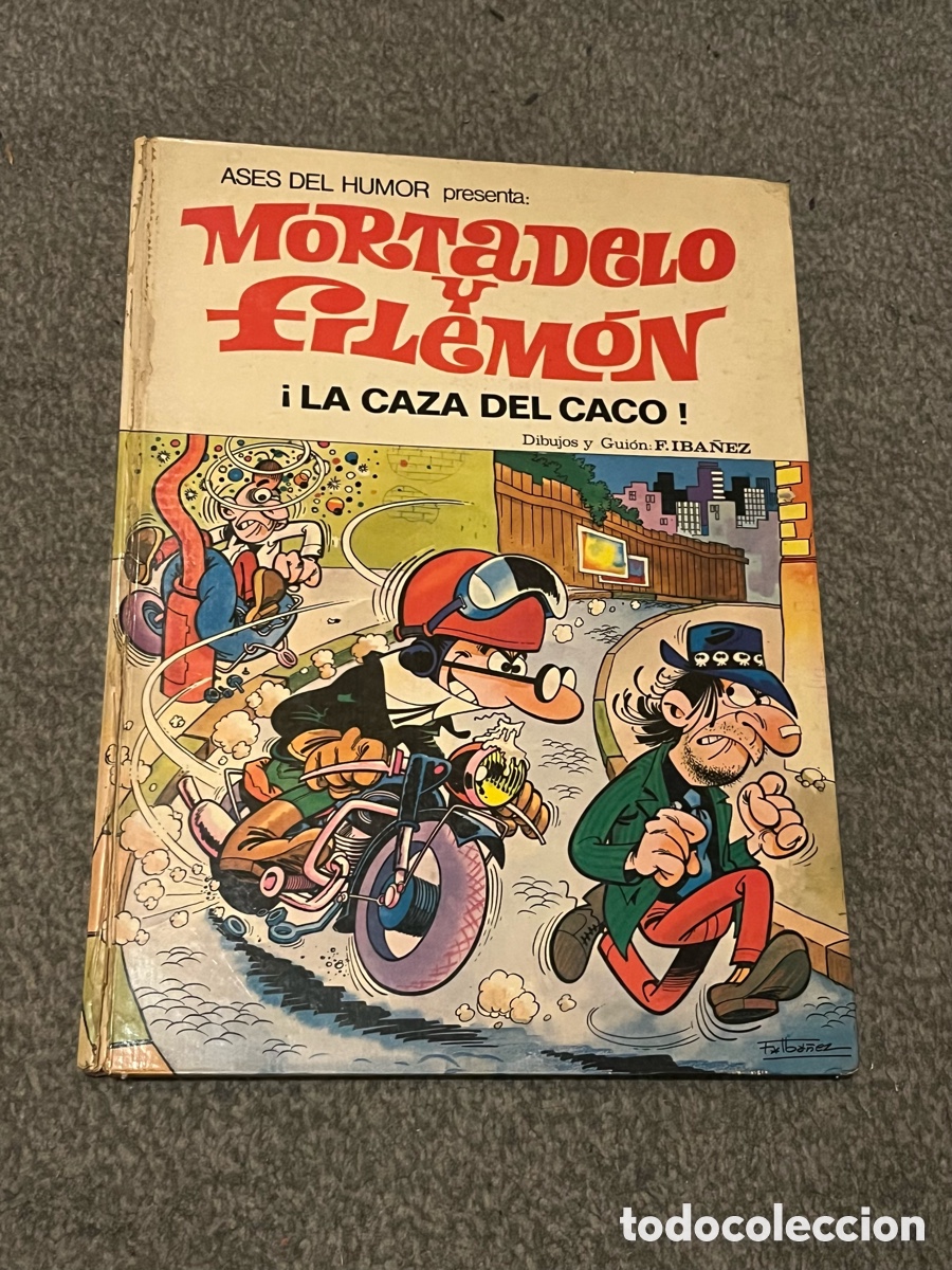 Tebeos: MORTADELO Y FILEM&Oacute;N. LA CAZA DEL CACO! Ases del Humor N&ordm; 6. Bruguera. F. Iba&ntilde;ez. A&ntilde;o 1971. 1&ordf;Edici&oacute;n