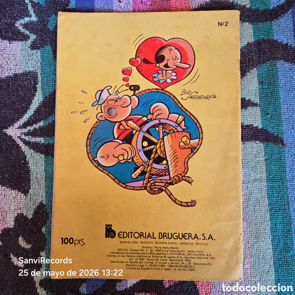 Tebeos: BRAVO 2: POPEYE AFRONTA LA VIDA (BRUGUERA) - Foto 2