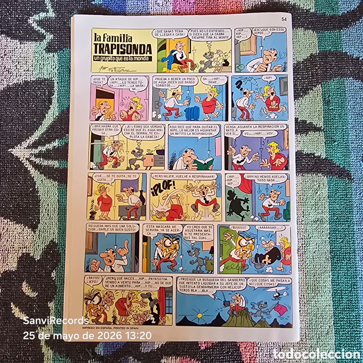 Tebeos: SUPER CARPANTA 54 (BRUGUERA) - Foto 2