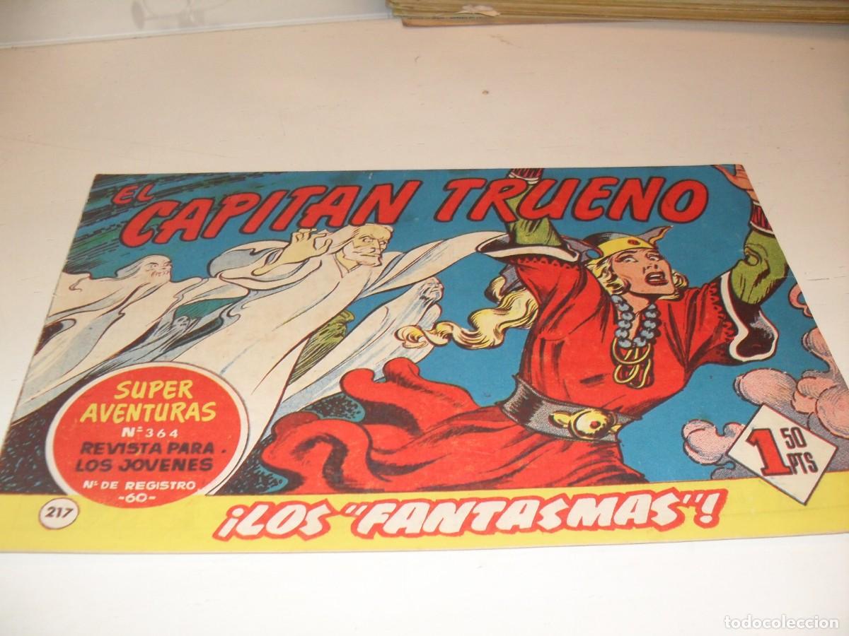 Tebeos: EL CAPITAN TRUENO,(ORIGINAL) N&ordm; 217,LOS FANTASMAS&iexcl;&iexcl;,DE V.MORA,DE 618.BRUGUERA,1956