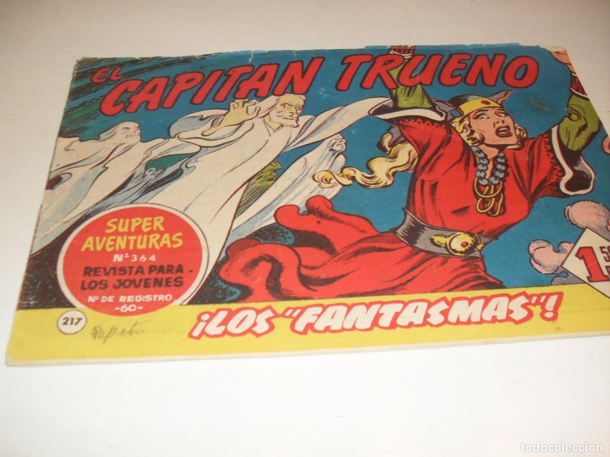 Tebeos: EL CAPITAN TRUENO,(ORIGINAL) N&ordm; 217,LOS FANTASMAS&iexcl;&iexcl;,DE V.MORA,DE 618.BRUGUERA,1956