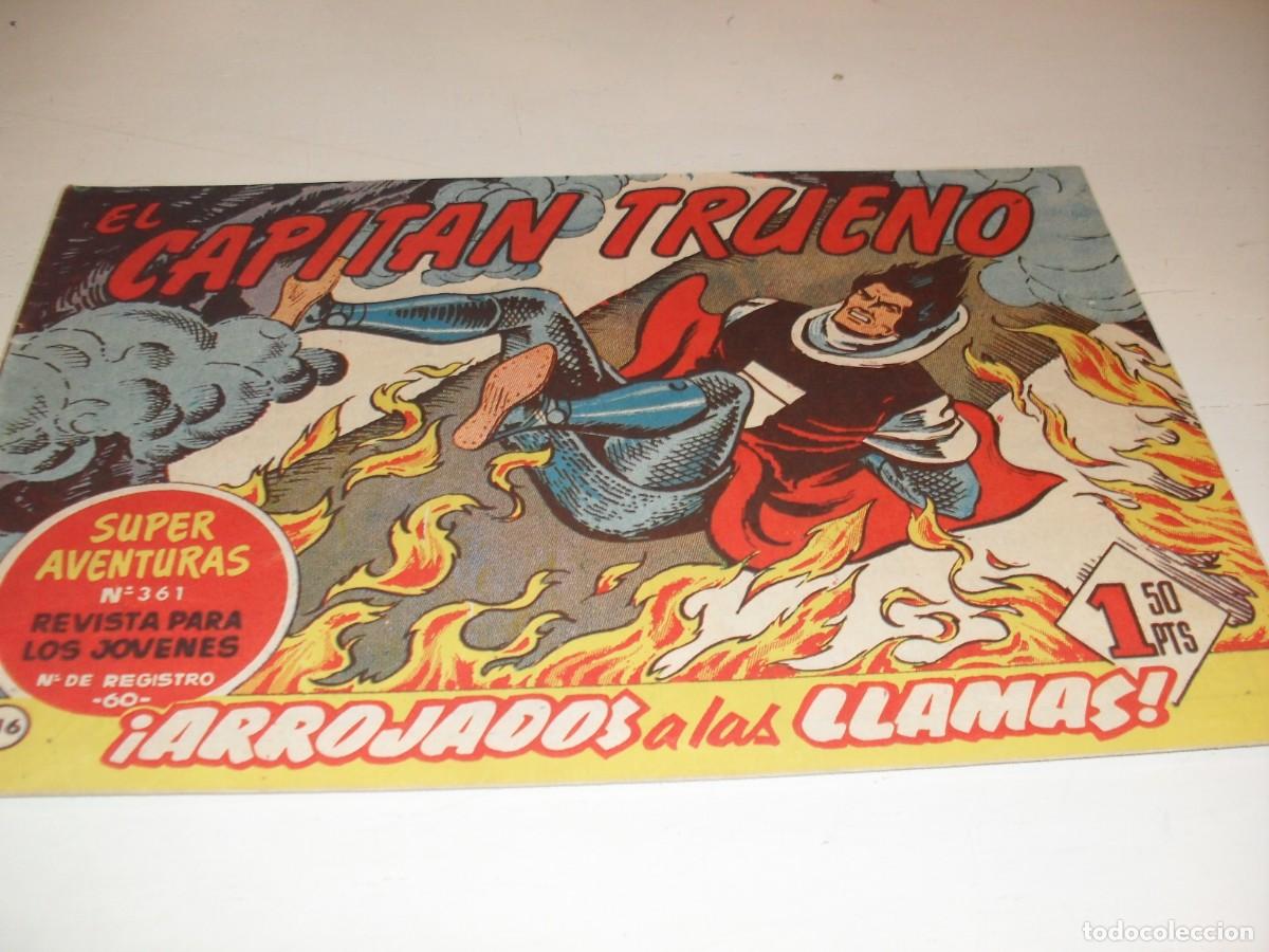 Tebeos: EL CAPITAN TRUENO,(ORIGINAL) N&ordm; 216,ARROJADOS A LAS LLAMAS&iexcl;&iexcl;,DE V.MORA,DE 618.BRUGUERA,1956