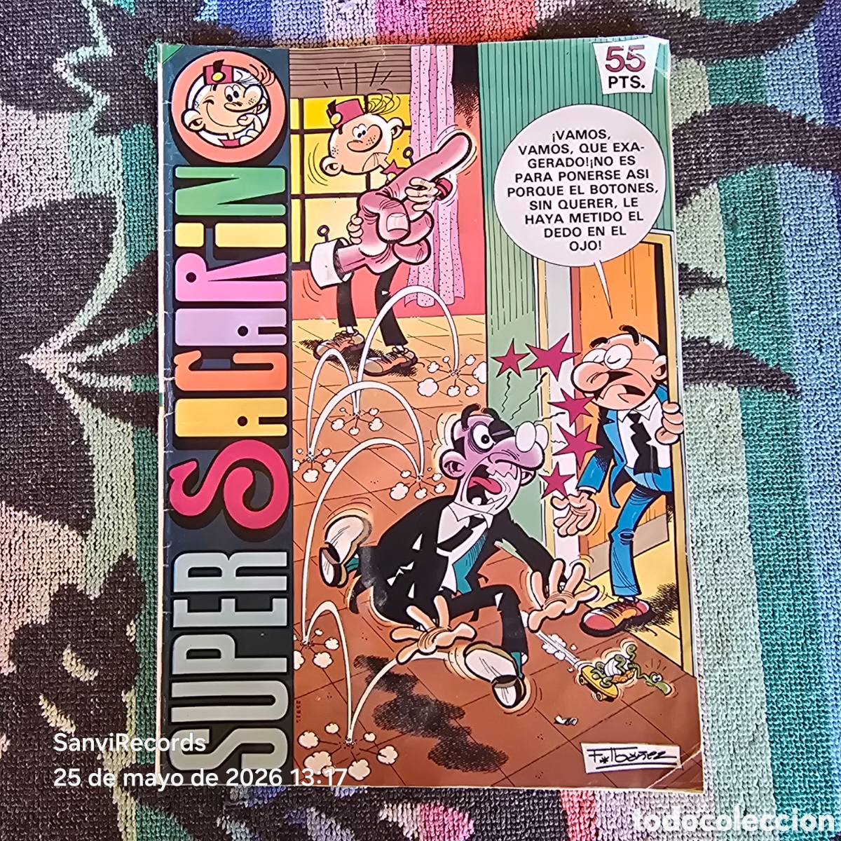Tebeos: SUPER SACARINO 61 (BRUGUERA)