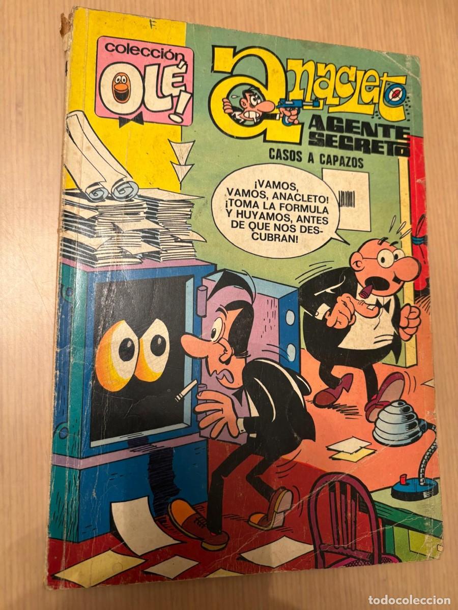 Tebeos: Coleccion ole n&ordm; 74 anacleto agente secreto casos a capazos estado normal usado
