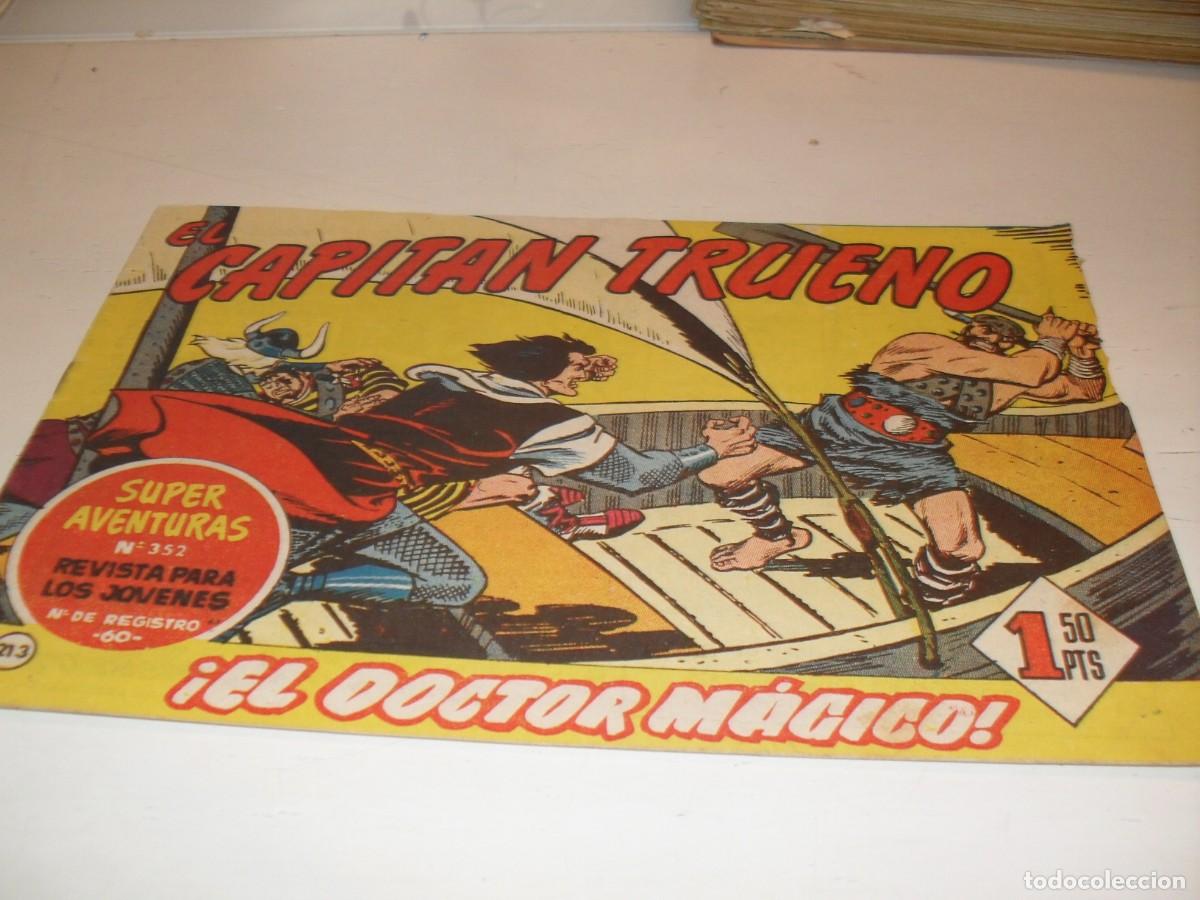 Tebeos: EL CAPITAN TRUENO,(ORIGINAL) N&ordm; 213,EL DOCTOR MAGICO&iexcl;&iexcl;,DE V.MORA,DE 618.BRUGUERA,1956