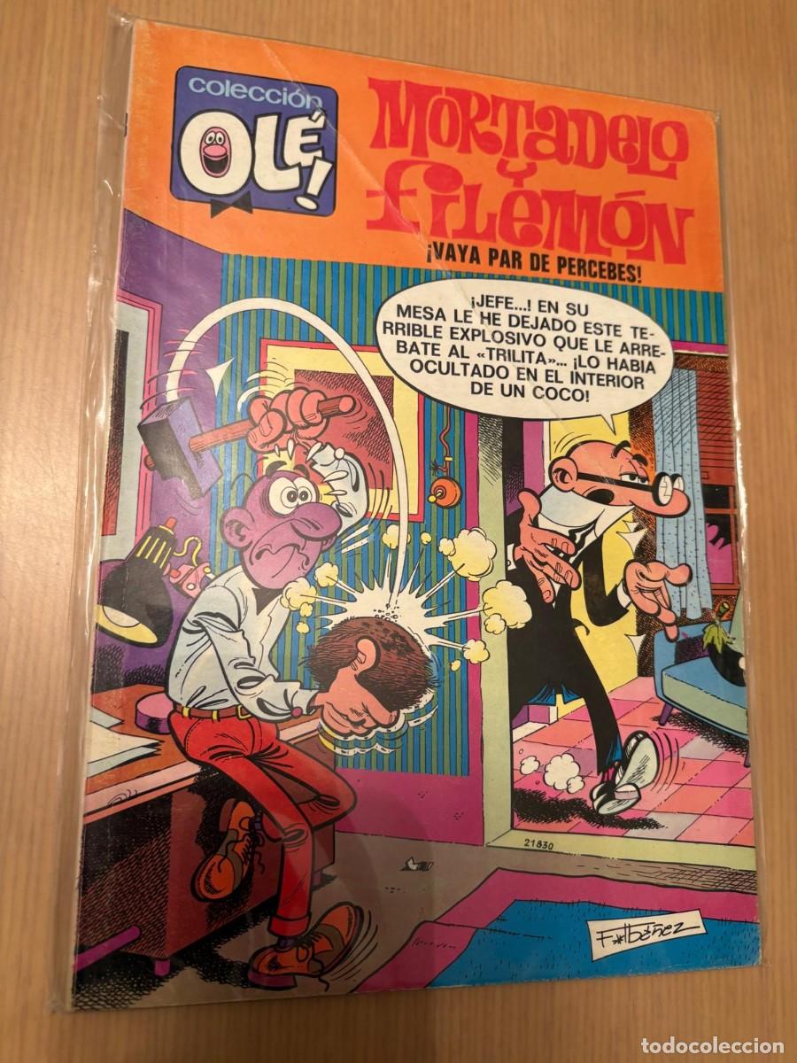 Tebeos: Coleccion ole n&ordm; 98 mortadelo y filemon vaya par de percebes 1&ordm; edicion estado bueno