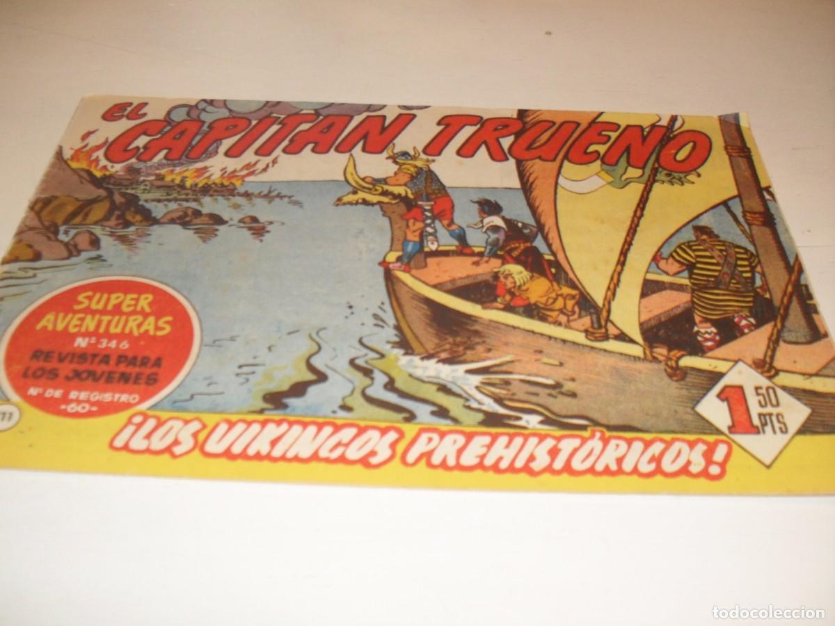 Tebeos: EL CAPITAN TRUENO,(ORIGINAL) N&ordm; 211,LOS VIKINGOS PREHISTORICOS&iexcl;&iexcl;,DE V.MORA,DE 618.BRUGUERA,1956