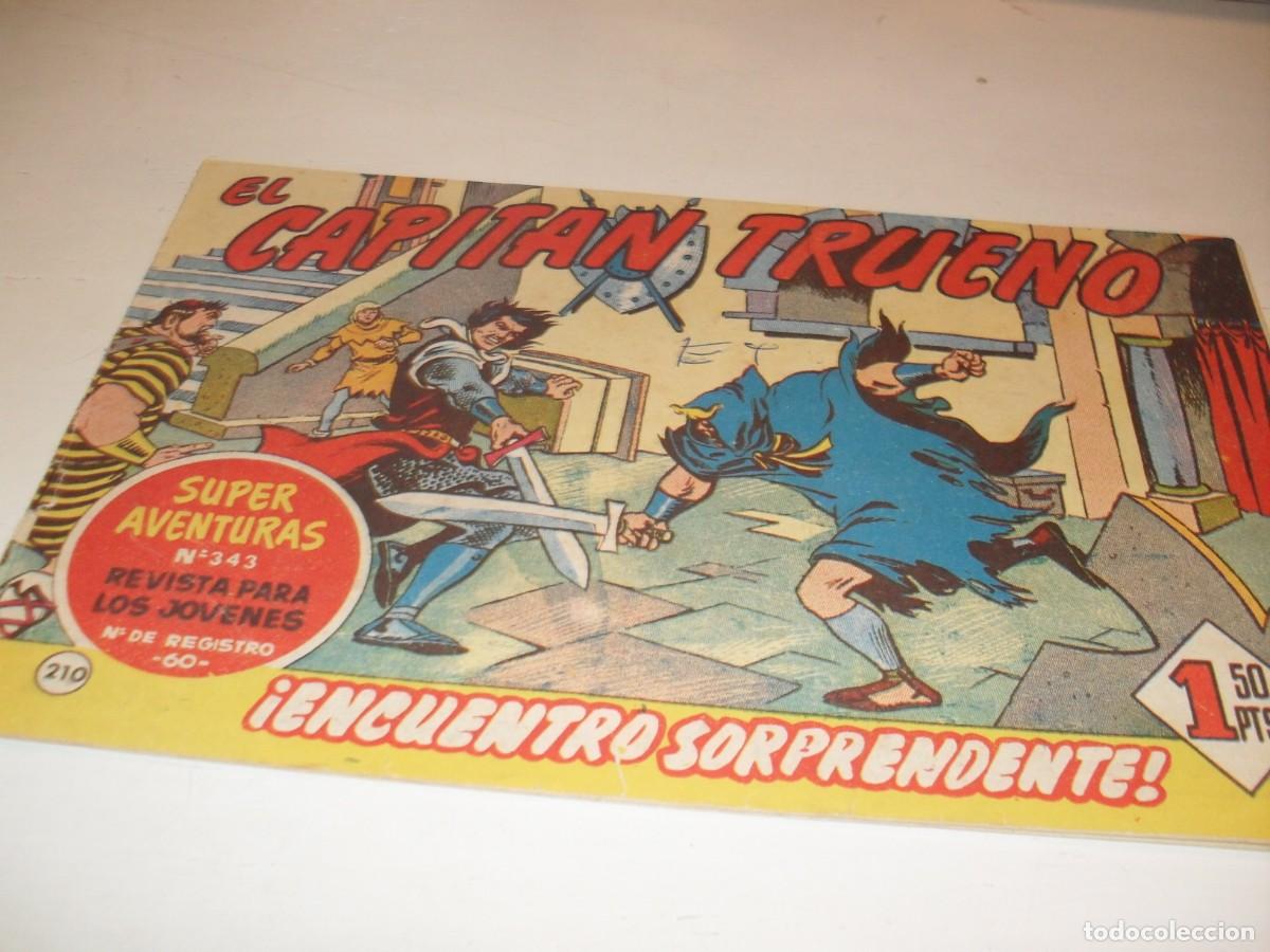 Tebeos: EL CAPITAN TRUENO,(ORIGINAL) N&ordm; 210,ENCUENTRO SORPRENDENTE&iexcl;&iexcl;,DE V.MORA,DE 618.BRUGUERA,1956