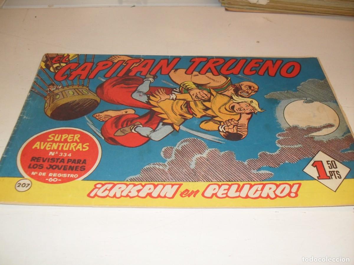 Tebeos: EL CAPITAN TRUENO,(ORIGINAL) N&ordm; 207,CRISPIN EN PELIGRO&iexcl;&iexcl;,DE V.MORA,DE 618.BRUGUERA,1956