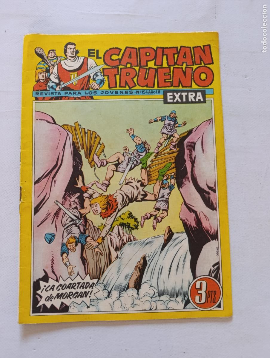 Tebeos: EL CAPITAN TRUENO EXTRA N&ordm; 154 - A&Ntilde;O III - ORIGINAL - BRUGUERA (297)