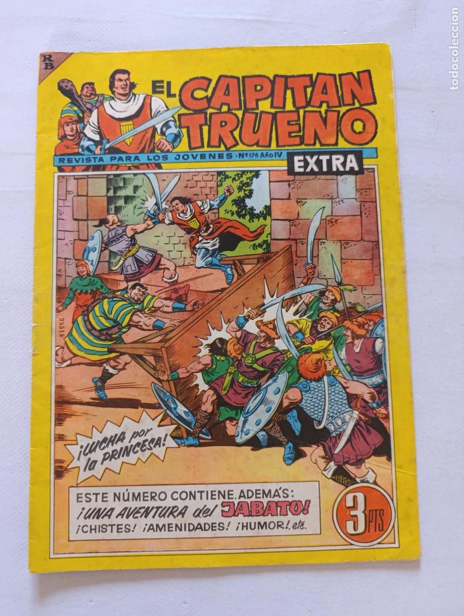 Tebeos: EL CAPITAN TRUENO EXTRA N&ordm; 176 - A&Ntilde;O IV - ORIGINAL - BRUGUERA (297)