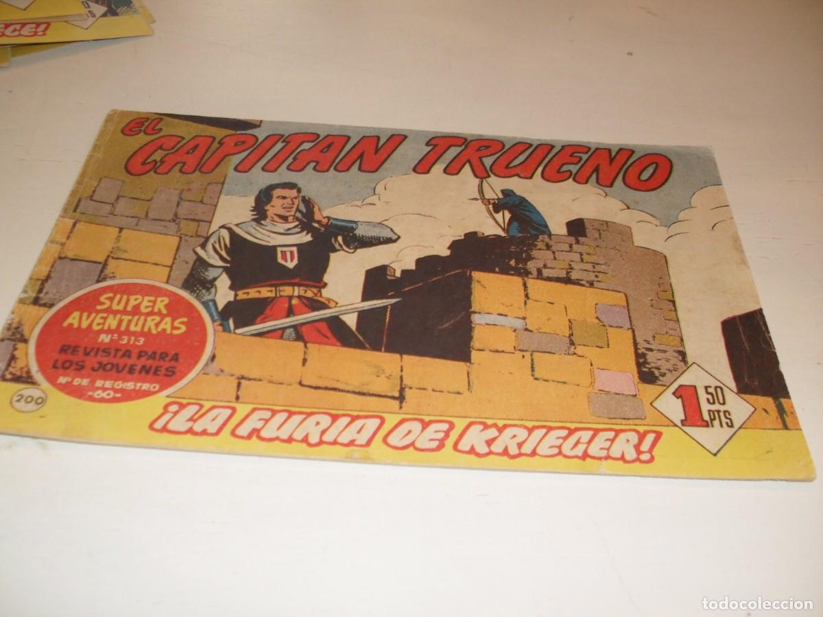 Tebeos: EL CAPITAN TRUENO,(ORIGINAL) N&ordm; 200,LA FURIA DE KRIEGER&iexcl;&iexcl;,DE V.MORA,DE 618.BRUGUERA,1956
