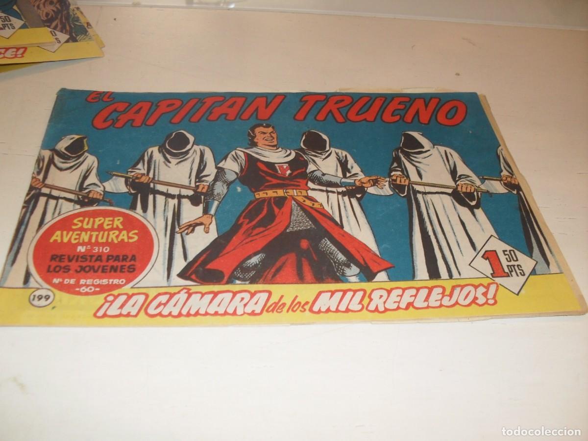 Tebeos: EL CAPITAN TRUENO,(ORIGINAL) N&ordm; 199,LA CAMARA DE LOS MIL REFLEJOS&iexcl;&iexcl;,DE V.MORA,DE 618.BRUGUERA,1956