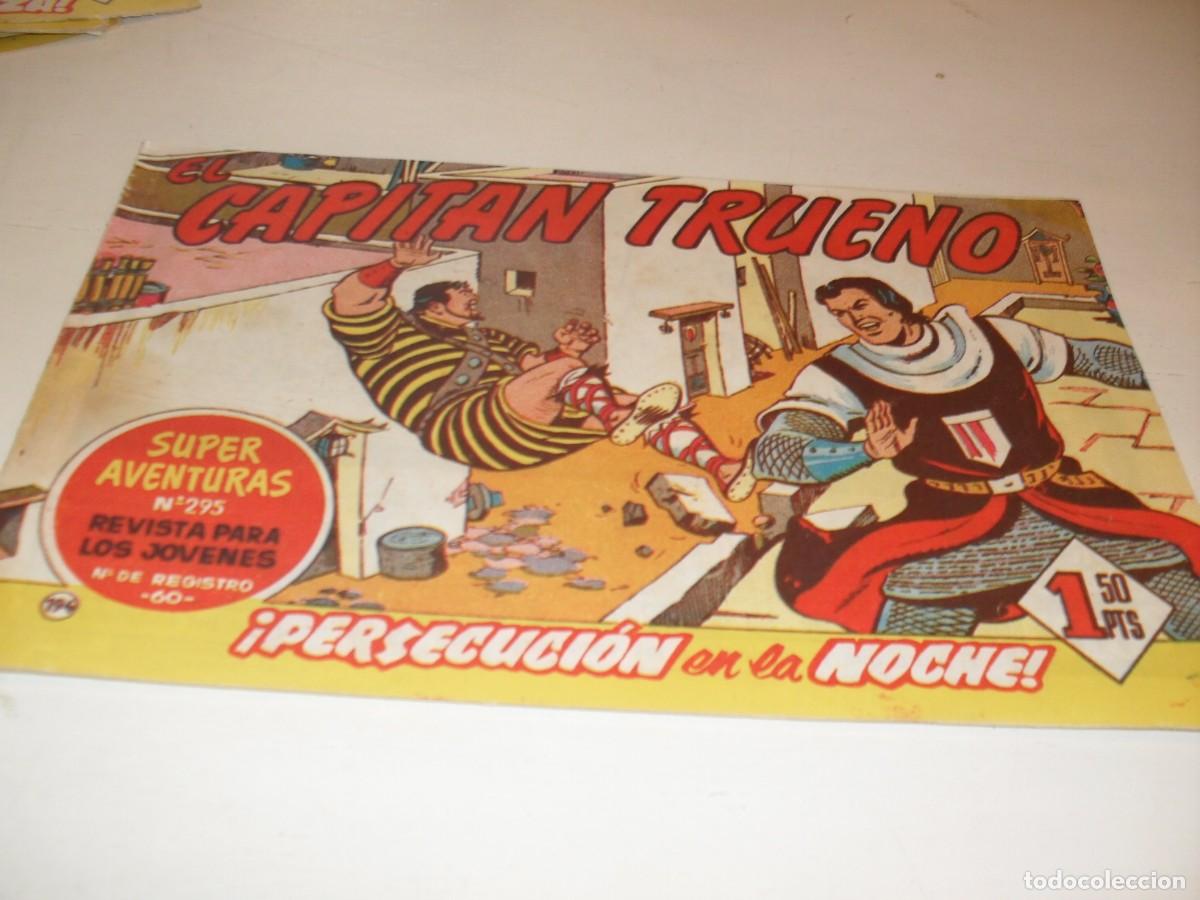 Tebeos: EL CAPITAN TRUENO,(ORIGINAL) N&ordm; 194,EN INTERIOR PUBLICIDAD DEL JABATO Y DDT,DE 618.BRUGUERA,1956
