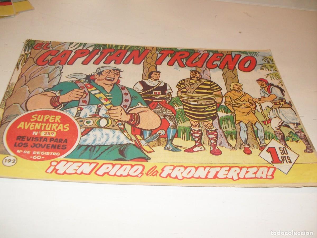 Tebeos: EL CAPITAN TRUENO,(ORIGINAL) N&ordm; 192,EN INTERIOR PUBLICIDAD DEL PULGARCITO Y DDT,DE 618.BRUGUERA,1956