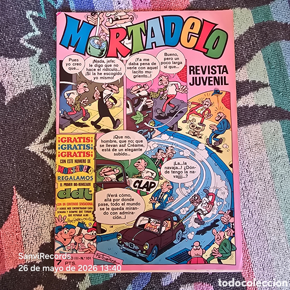 Tebeos: MORTADELO, REVISTA JUVENIL 101 (A&Ntilde;O III) (BRUGUERA)