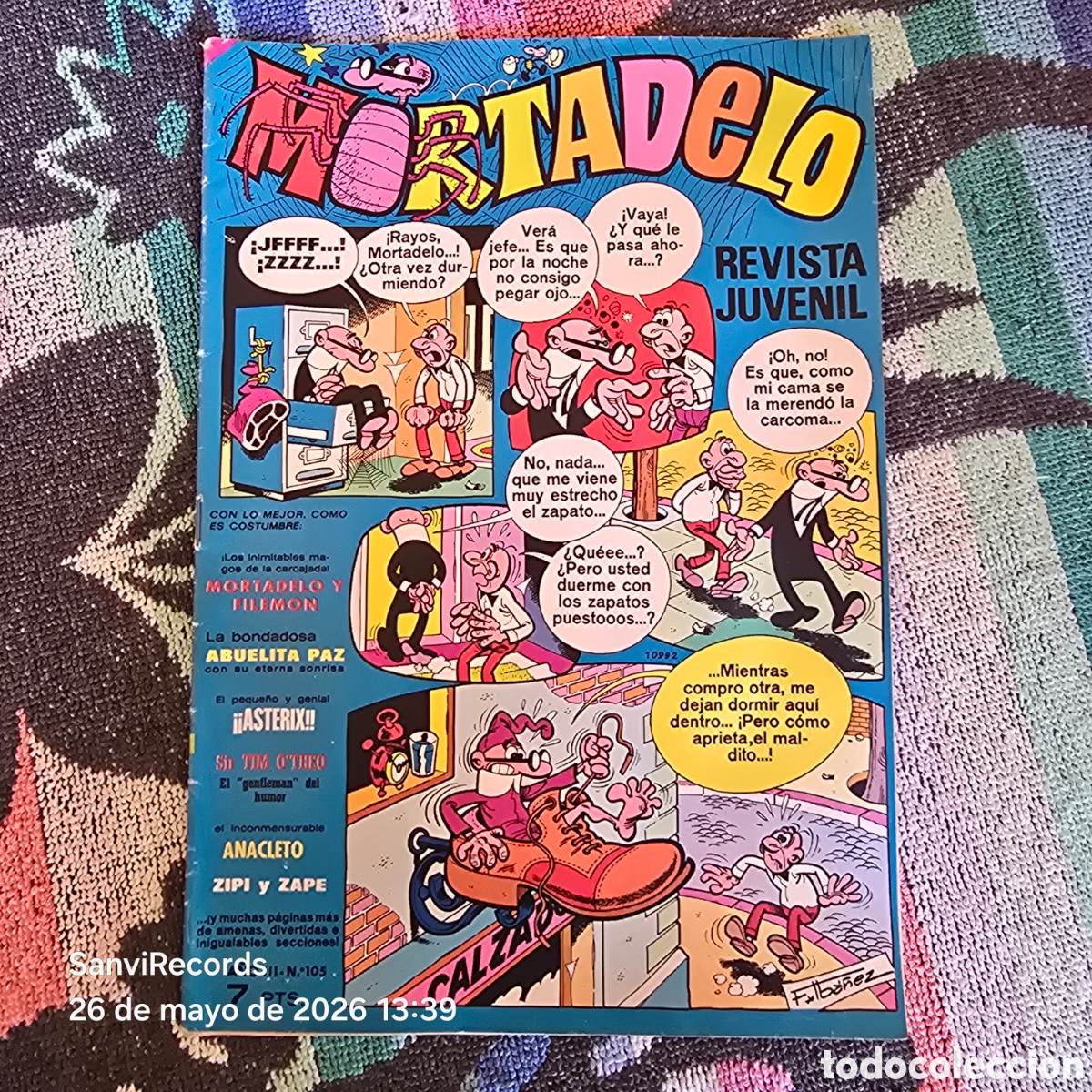 Tebeos: MORTADELO, REVISTA JUVENIL 105 (A&Ntilde;O III) (BRUGUERA)
