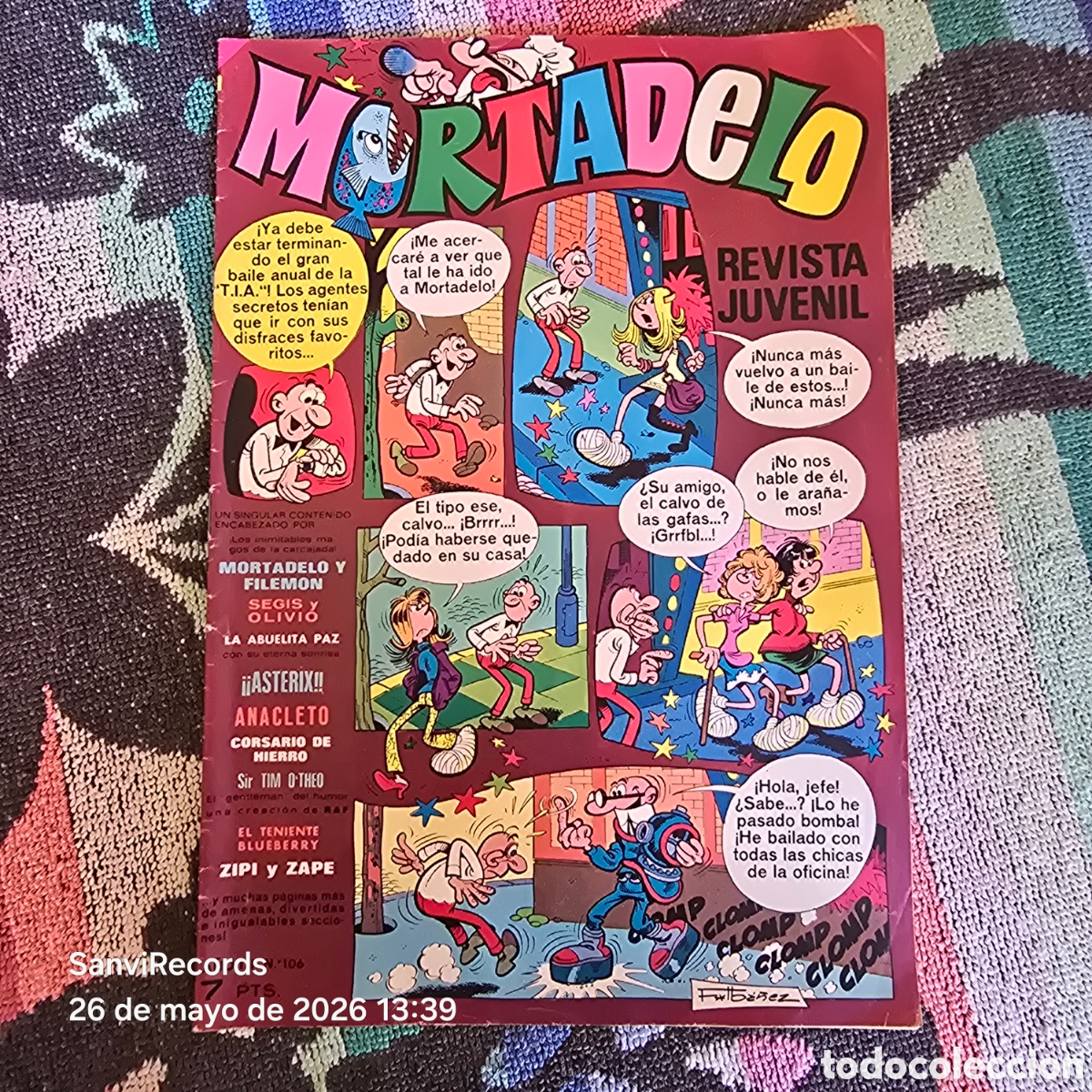 Tebeos: MORTADELO, REVISTA JUVENIL 106 (A&Ntilde;O III) (BRUGUERA)
