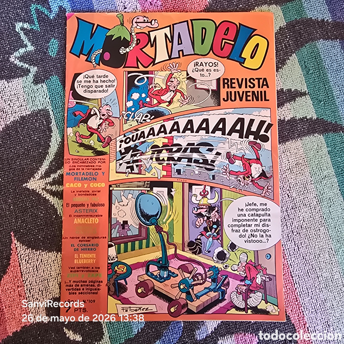 Tebeos: MORTADELO, REVISTA JUVENIL 109 (A&Ntilde;O III) (BRUGUERA)